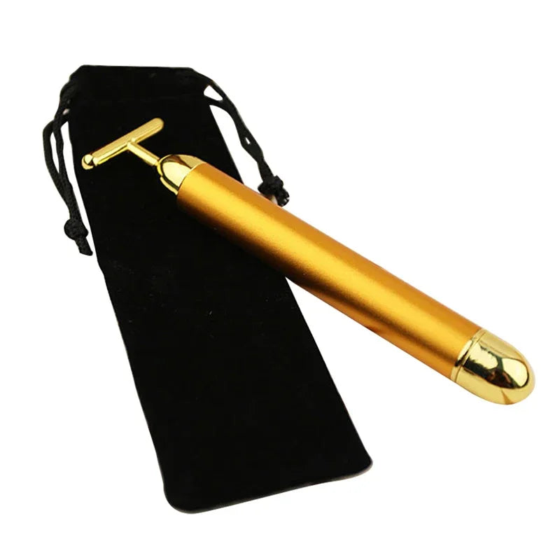 24K Gold Vibrating Facial Massager
